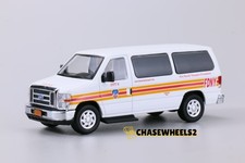 Carro modelo fundido 596 1:64 Ford E-Series E-350 Corpo de Bombeiros de Nova York FDNY, usado comprar usado  Enviando para Brazil