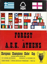 Nottingham forest athens for sale  DERBY