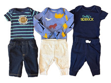 Bebé Niño Recién Nacido Trajes Camisas Pantalones Jeans Body Ropa Lote Mamá Papá segunda mano  Embacar hacia Mexico