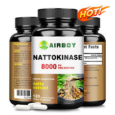 Nattokinase 8000FU - Fluxo sanguíneo, saúde cardíaca e cardiovascular, alta qualidade comprar usado  Enviando para Brazil