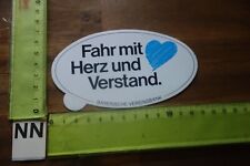 Alter aufkleber verkehrssicher gebraucht kaufen  Kupferberg
