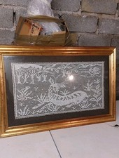 Quadro ricamato antico usato  Vivaro Romano