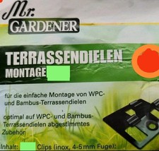 Terrassen montage clips gebraucht kaufen  Borgholzhausen