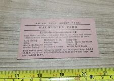 Vintage waldameer park for sale  Reading