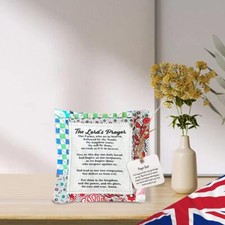 Colcha de oração com cruz dentro mini colchas escrituras coloridas para amigos da família, usado comprar usado  Enviando para Brazil