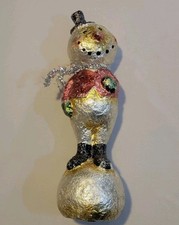 Vintage foil snowman for sale  Saint Louis