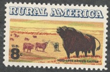 Usado, EUA. 1504. 8c. Angus & Longhorn Cattle, Rural America Issue. MNH. 1973 comprar usado  Enviando para Brazil