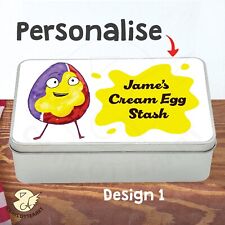 Cream egg tin for sale  BOSTON