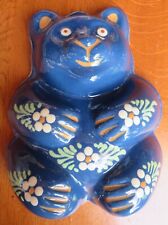 Ourson bleu fleurs d'occasion  Ferrette