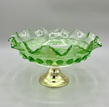 Vintage green glass for sale  COLCHESTER