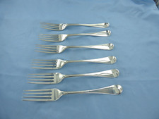 UM ANTIGO CONJUNTO DE SEIS GARFOS DE JANTAR INGLESES ANTIGOS DE PRATA ESTERLINA LONDRES 1832. comprar usado  Enviando para Brazil