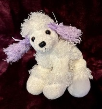 Aurora Poodle Roxo 6” Cachorro de Pelúcia com Arcos Brinquedo de Bicho de Pelúcia Salsicha Encaracolado comprar usado  Enviando para Brazil