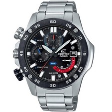 Relógio cronógrafo masculino Casio Edifice EFR-558DB-1AVUEF – mostrador preto, dobra prata comprar usado  Enviando para Brazil