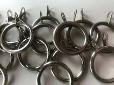 Metal curtain rings for sale  ELGIN