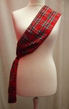 Red tartan sash for sale  KEIGHLEY