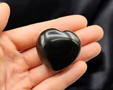 Black obsidian heart for sale  SLEAFORD