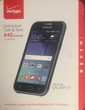 Smartphone Android Samsung Galaxy J1 4G LTE, Rede Verizon Pré-paga, 8GB, Azul comprar usado  Enviando para Brazil