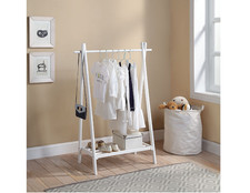 Clothes rail white for sale  LOUGHBOROUGH