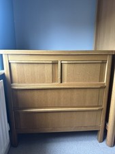 Solid oak chest for sale  BRISTOL