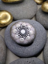 Mandala stein weiß gebraucht kaufen  Friedrichshafen