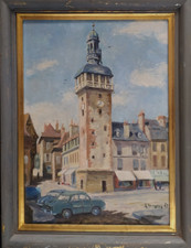 Tableau huile toile d'occasion  Montluçon