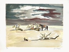 Yves brayer lithographie d'occasion  Paris VIII