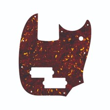 Peças de peças para Fender/ Player II Mustang baixo pickguard, tartaruga vermelha comprar usado  Enviando para Brazil