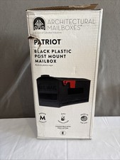 Caixas de correio arquitetônicas Patriot grandes, plástico, caixa de correio de montagem postal, preta, GMB515BAM comprar usado  Enviando para Brazil