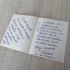 Lettre autographe 1900 d'occasion  Paris XI