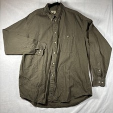 Usado, Camisa de Tiro Beretta Masculina Extra Grande Verde Militar Botão para Baixo Caça comprar usado  Enviando para Brazil