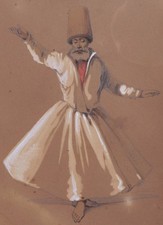 Dessin tableau encadré d'occasion  Saint-Cloud