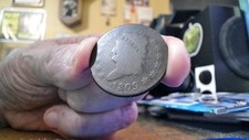BOM, DATA-CHAVE, "1809", CENTAVO GRANDE CABEÇA CLÁSSICA, NEGRITO, "DATA E LIBERDADE". "RARO" comprar usado  Enviando para Brazil