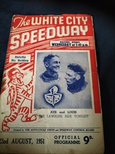 Vintage speedway programme for sale  BRADFORD