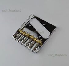 TL estilo vintage cromado 6 ponte de sela de latão para guitarra elétrica comprar usado  Enviando para Brazil