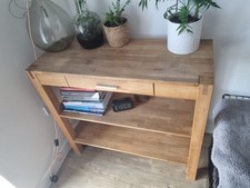 Console table oak for sale  BARKING