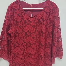 Girls dark red for sale  Mason