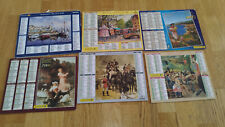 Lot calendriers poste d'occasion  Saint-Etienne