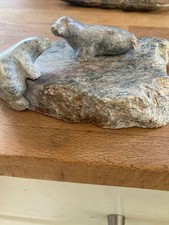 Vtg soapstone eskimo for sale  Seattle