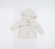 Baby white jacket for sale  WREXHAM