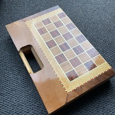 Inlaid wooden chess for sale  NOTTINGHAM