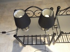 Nachttisch lampen schwarz gebraucht kaufen  Deutschland