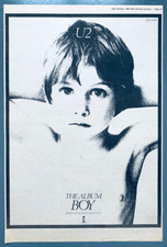 U2 original 1980 POSTER ANÚNCIO BOY Island Records comprar usado  Enviando para Brazil
