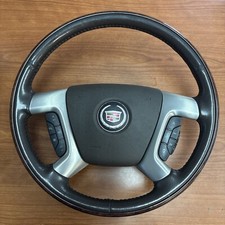 2007-2012 Cadillac Escalade ESV EXT Steering Wheel Assembly Wood Grain Heated, używany na sprzedaż  Wysyłka do Poland