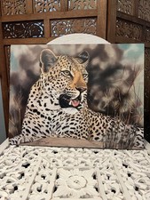 Panting leopard wall for sale  Indio