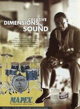 1999 anúncio impresso do kit de bateria Mapex Saturn Pro Philly com Herlin Riley Wynton Marsalis comprar usado  Enviando para Brazil