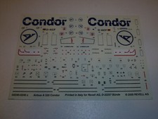 #25252 Abziehbilder Decals für Airbus A320 Condor 1:144 von Revell 04240, usado comprar usado  Enviando para Brazil