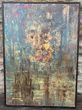 Jorge Ramos DO NASCIMENTO (1964) Peinture Abstraite 1972 Visage 45,5 x 65 cm comprar usado  Enviando para Brazil