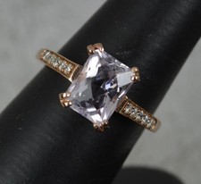 Kunzite diamond 9ct for sale  UK
