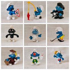 Vintage smurf figures for sale  SPALDING
