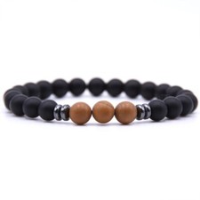 Bracelet perles pierres d'occasion  Villeurbanne